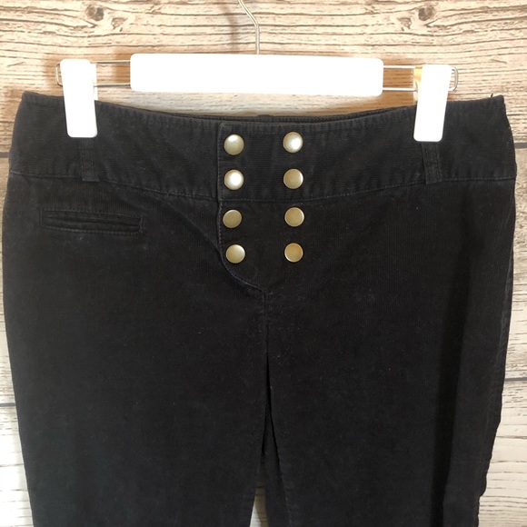 LONDONJEAN Denim - Black Corduroy Pants 6 London Jean